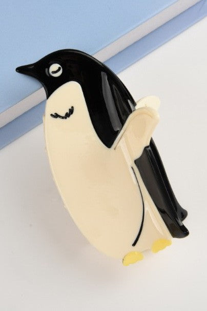 Adorable Penguin Hair Claw Clip | 40H1046