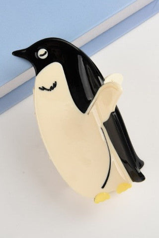 Adorable Penguin Hair Claw Clip | 40H1046