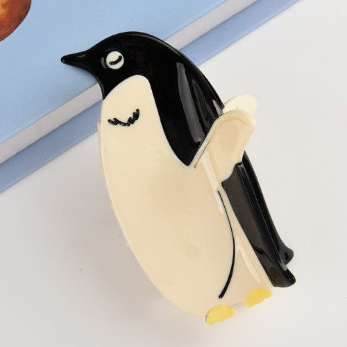 Adorable Penguin Hair Claw Clip | 40H1046