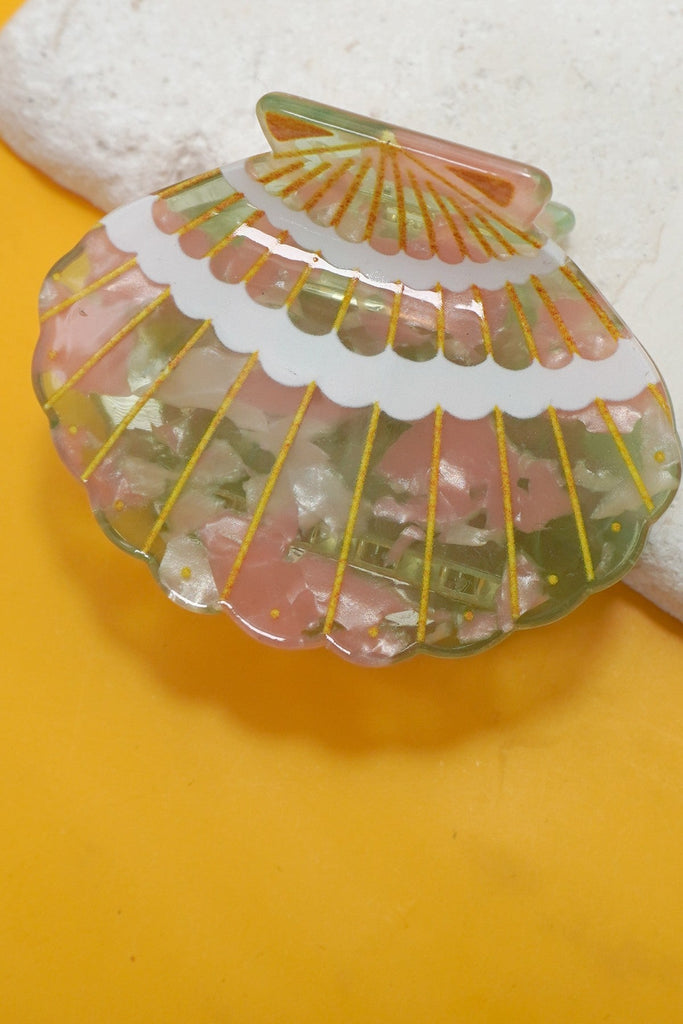Marbled Seashell Hair Claw Clip | 40H1047
