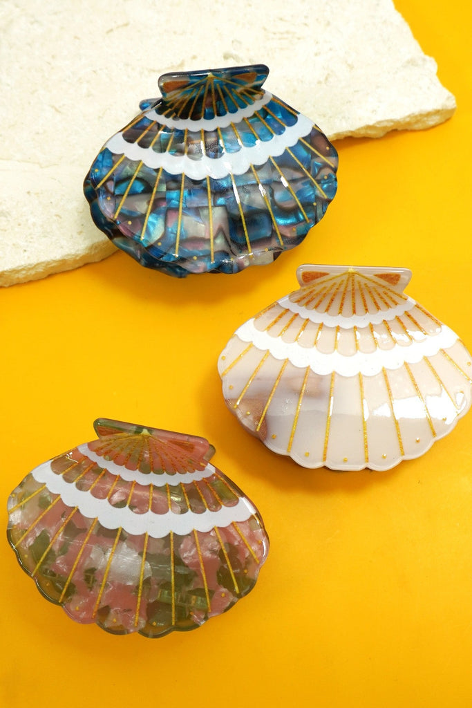Marbled Seashell Hair Claw Clip | 40H1047