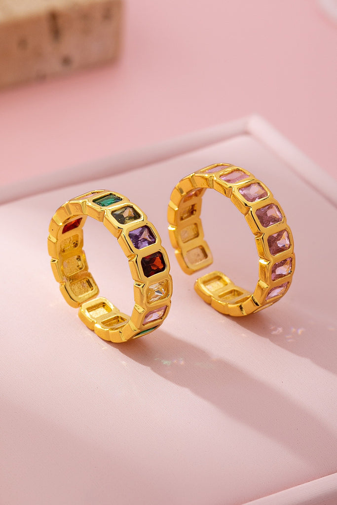 Rhinestone Eternity Band Ring | 80R217