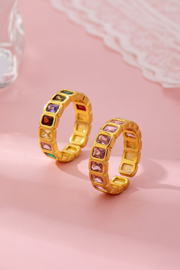 Rhinestone Eternity Band Ring | 80R217