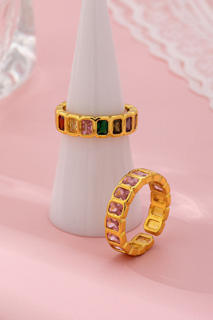 Rhinestone Eternity Band Ring | 80R217