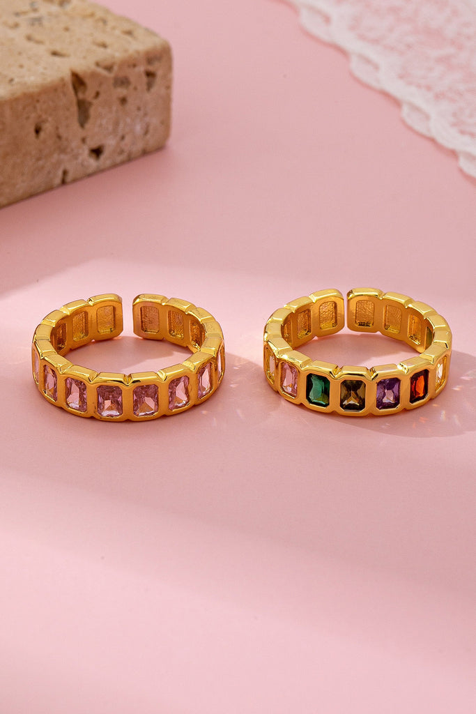 Rhinestone Eternity Band Ring | 80R217