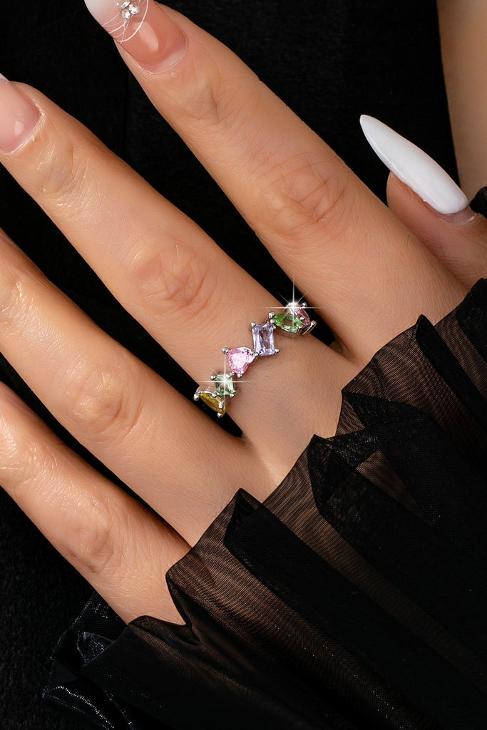 Rainbow Gem Eternity Ring | 80R221