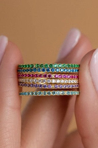 18K STAINLESS STEEL TARNISH FREE BAND RING | 40R148