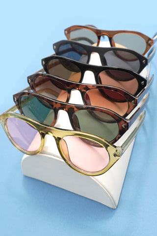 RETRO ACETATE FRAME UV400 SUNGLASSES PACK OF 12  | 40SG830-12 Pack