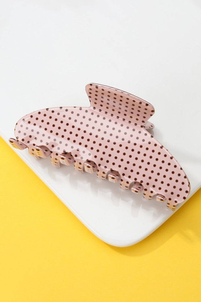 Polka Dot Hair Claw Clip | 40H1052