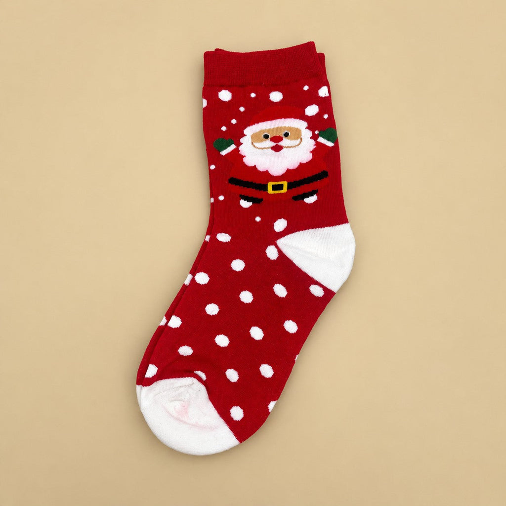 Festive Holiday Polka Dot Crew Socks | 40S02102