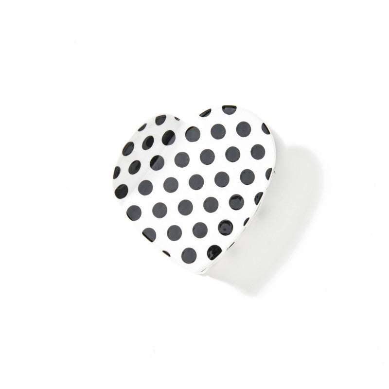 Polka Dot & Striped Heart Hair Claw Clips | 40H1053