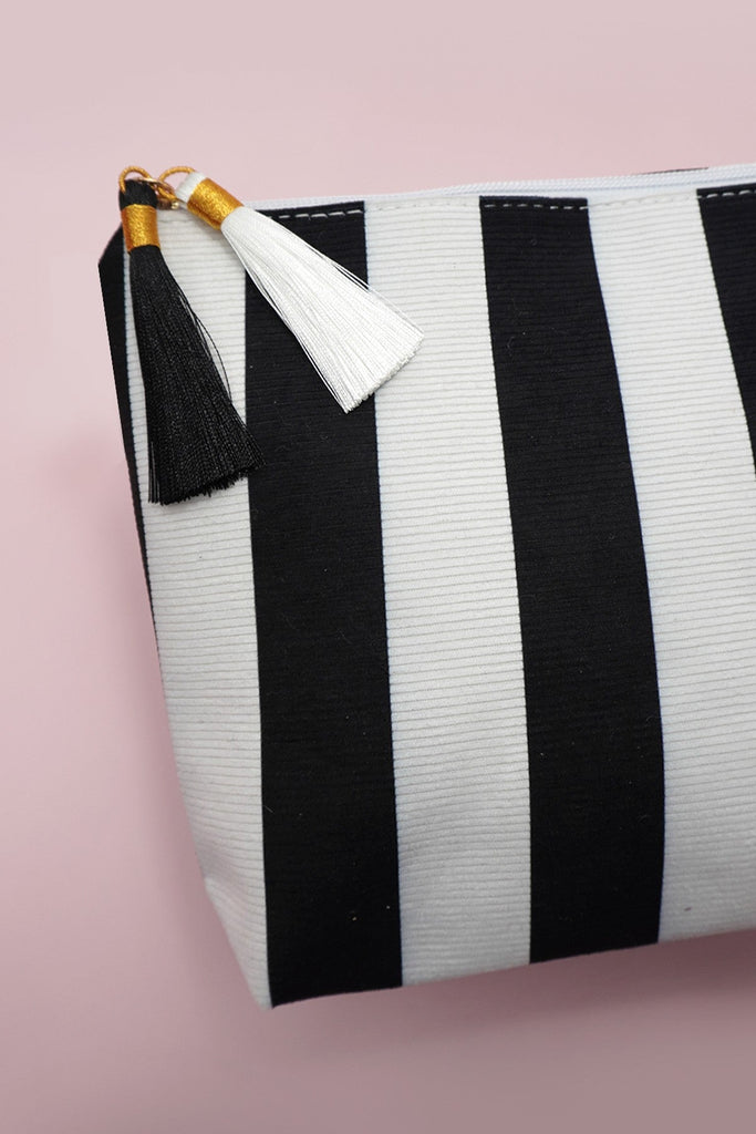 Striped Tassel Makeup Pouch | 40P598