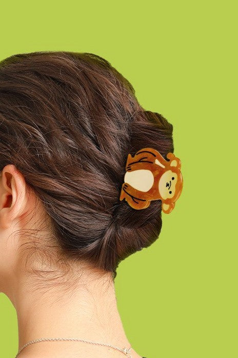 Cute Monkey Hair Claw Clip | 40H1060