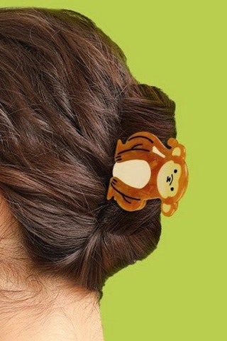 Cute Monkey Hair Claw Clip | 40H1060