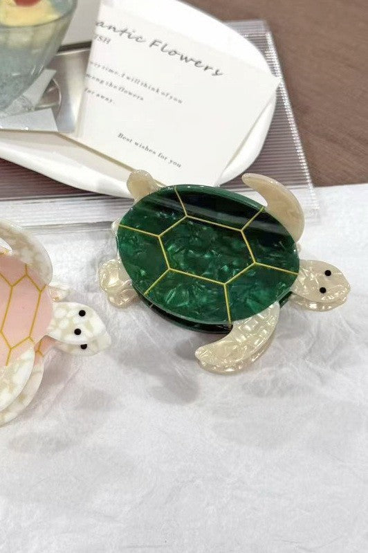 Adorable Tortoise Turtle Hair Claw Clips | 40H1061