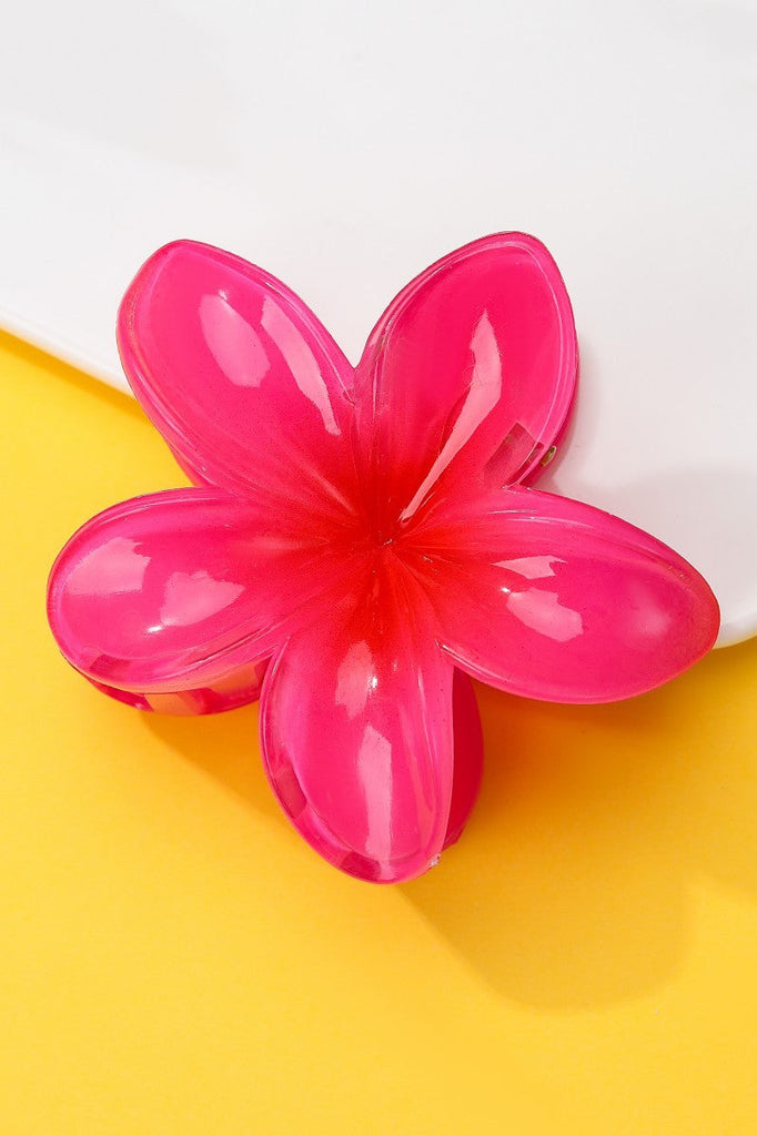 Gradient Floral Resin Hair Claw Clips | 40H1064