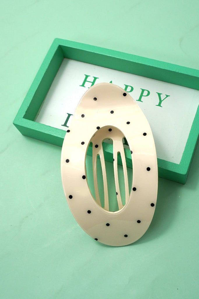 Jumbo Lay Flat Oval Hair Claw Clips Secure Styling | 40H1050