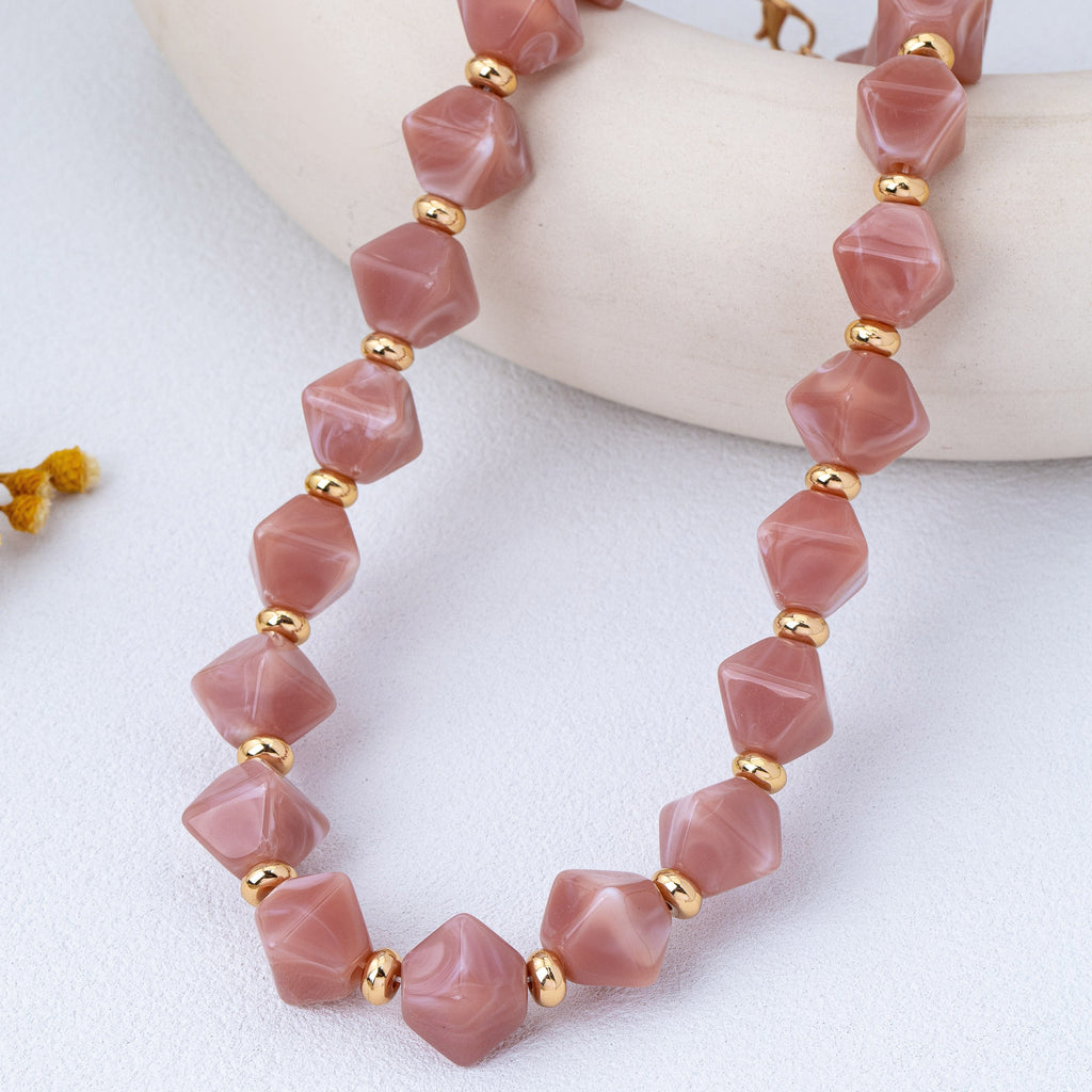 Faceted Resin Briolette Necklaces | 80N92987