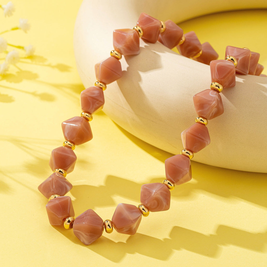 Faceted Resin Briolette Necklaces | 80N92987