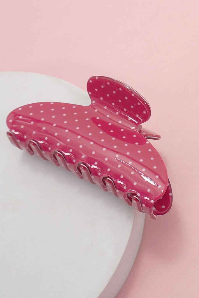 Polka Dot Hair Claw Clip | 40H1081