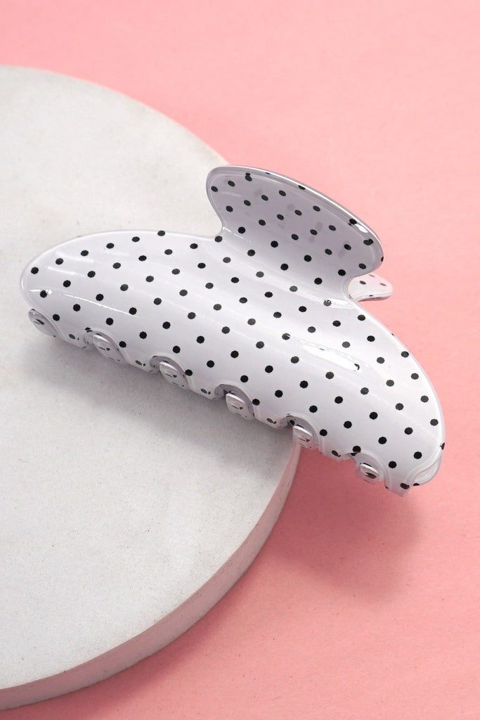 Polka Dot Hair Claw Clip | 40H1081