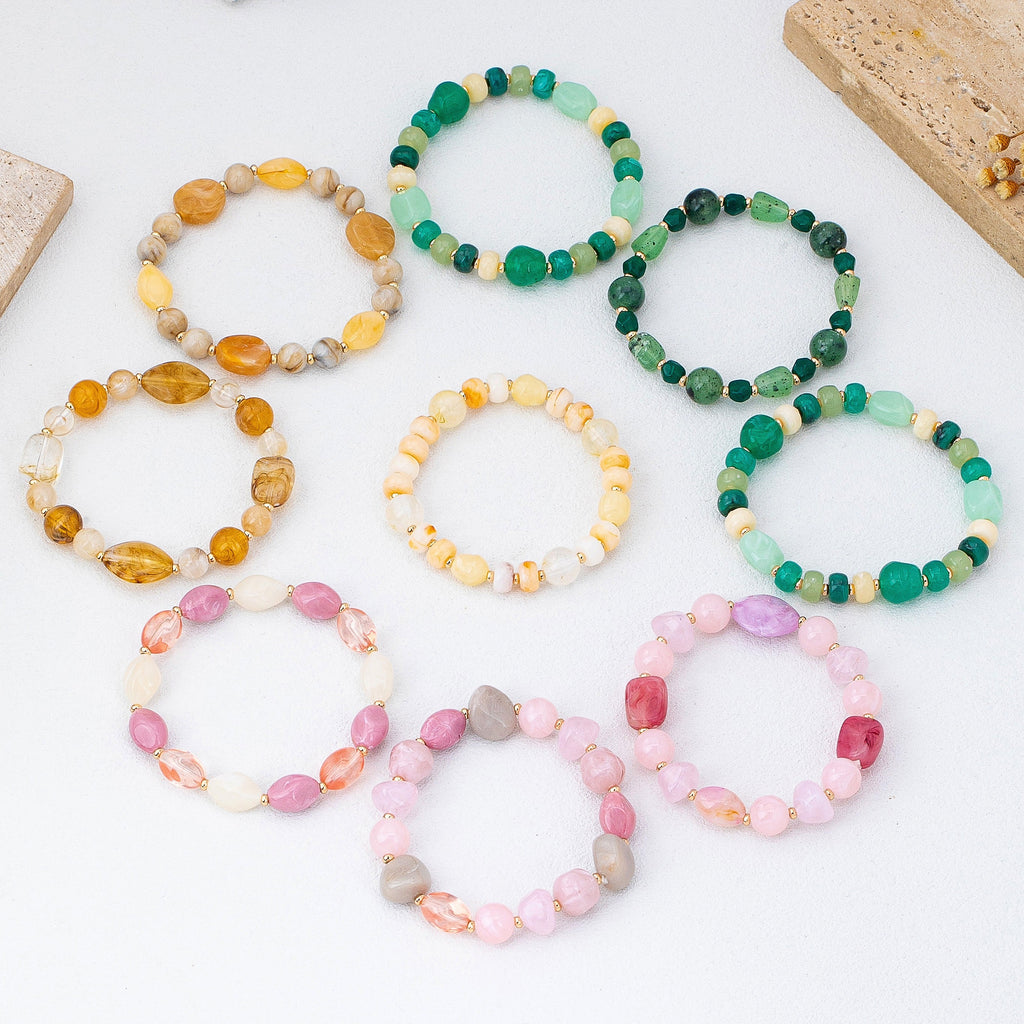 Boho Multi-Color Beaded Bracelet Set | 80B1746