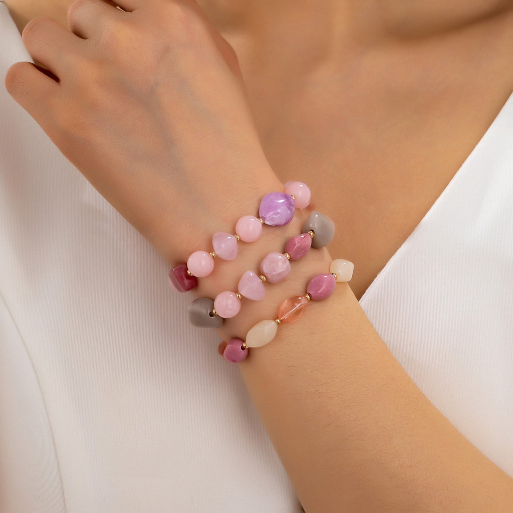 Boho Multi-Color Beaded Bracelet Set | 80B1746