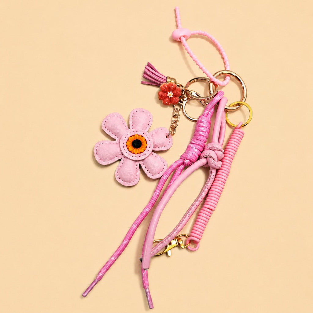 BAG CHARM KEY CHAIN - FLOWER ROPE | 40KC169