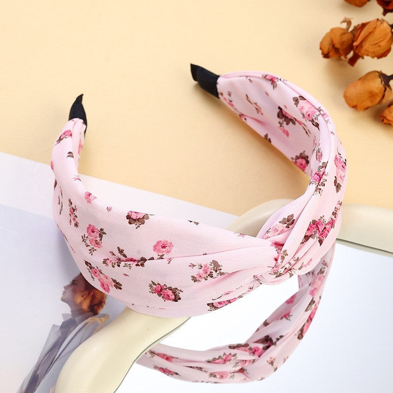 Vintage Floral Sweet Botanical Knot Headband | 40HB198