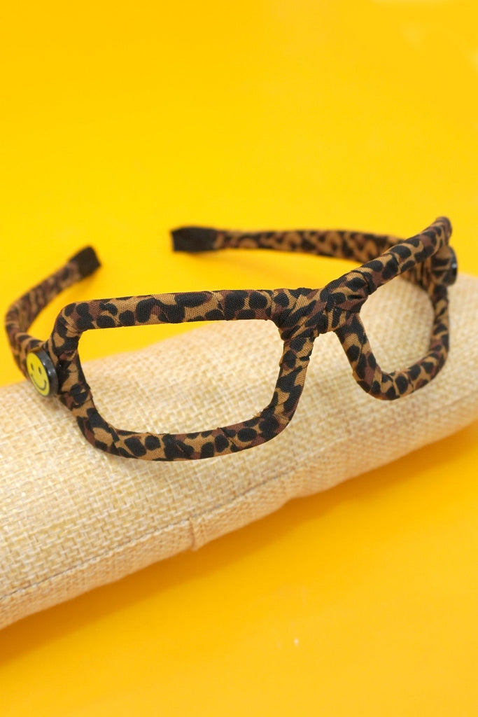 Leopard Print Cat Ear Twisted Headband | 40HB200