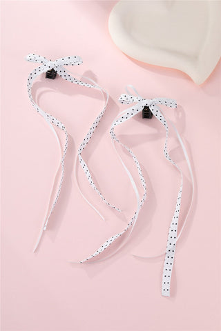 POLKA DOT  MINI HAIR CLAW CLIPS SET OF 2 | 40H1088