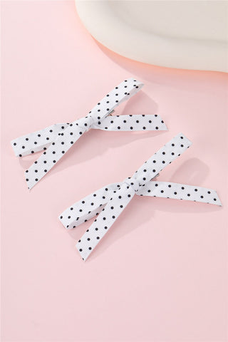POLKA DOT  MINI HAIR CLAW CLIPS SET OF 2 | 40H1089