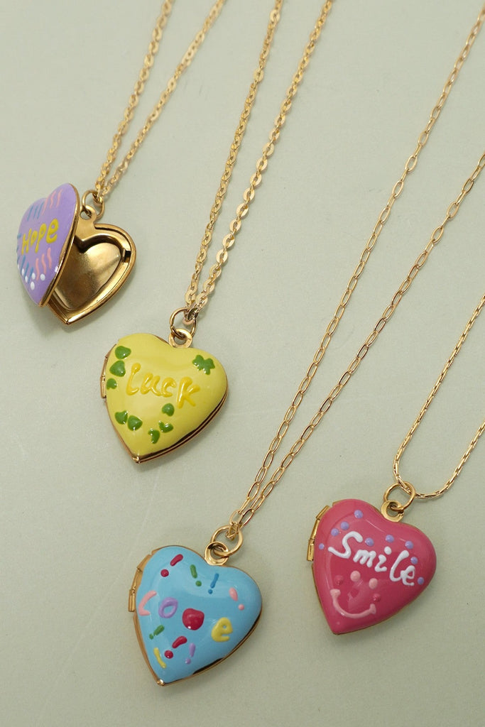 STAINLESS STEEL TARNISH FREE HEART LOCKET NECKLACE |40NK9715
