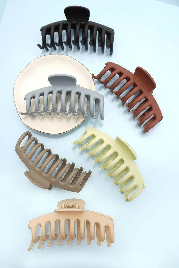 OVERSIZED HAIR CLAW CLIPS 12PCS PACK | 40H203-12PACK