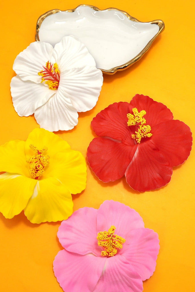 Tropical Hibiscus Floral Hair Clip | 40H1093