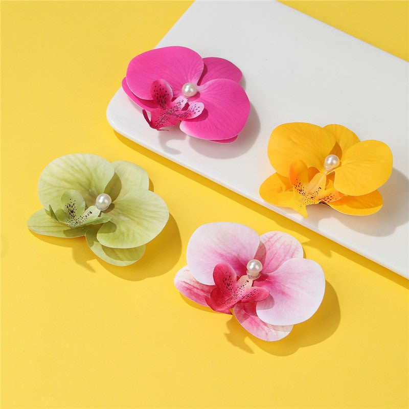Tropical Orchid Silk Floral Hair Clip | 40H1092