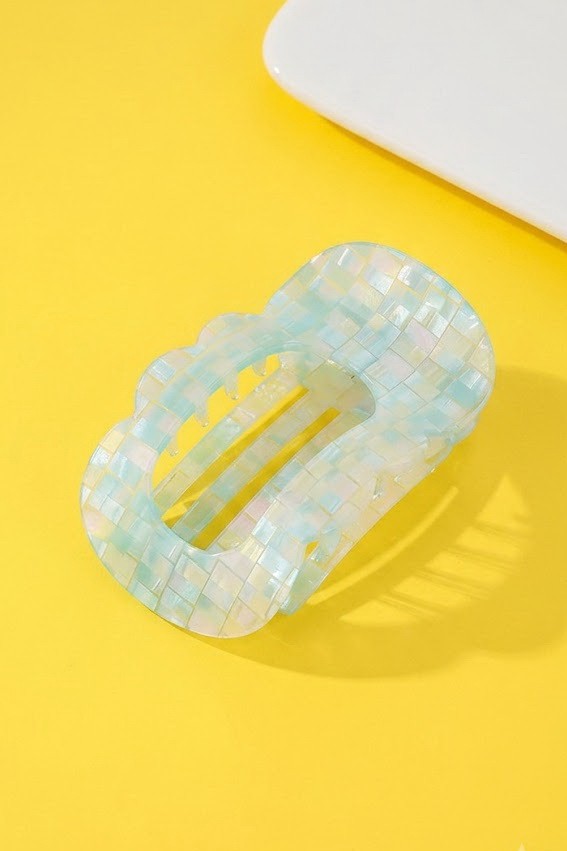 Jumbo Lay Flat Oval Hair Claw Clips Secure Styling | 40H1095