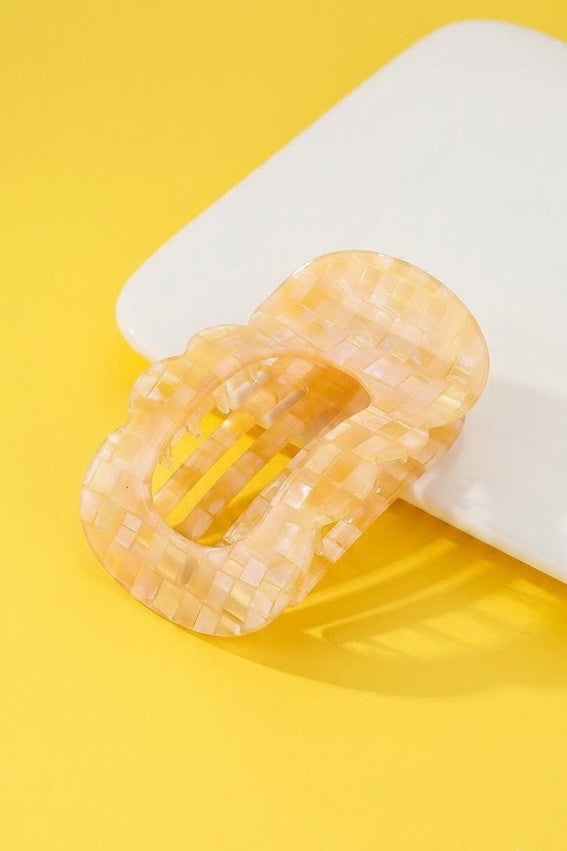 Jumbo Lay Flat Oval Hair Claw Clips Secure Styling | 40H1095