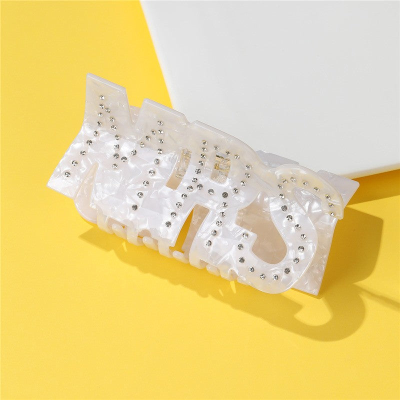 Bride Wifey Mrs Hair Claw Clips | 40H1096