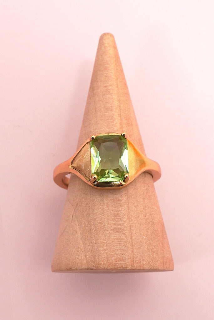 Cushion-Cut Pastel Gemstone Ring | 40R153
