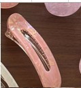 Iridescent Acetate Oblong Hair Clip | 40H1112