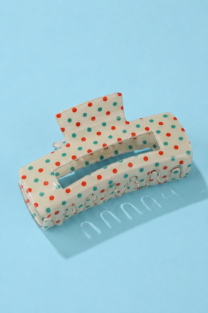 Holiday & Christmas Tree Stripe Hair Claw Clips | 40H1125