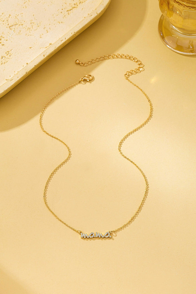 Crystal Pave MAMA necklace | 80N93289