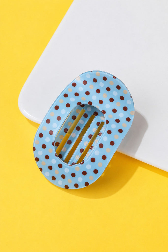 Jumbo Lay Flat Oval Hair Claw Clips Secure Styling | 40H1137