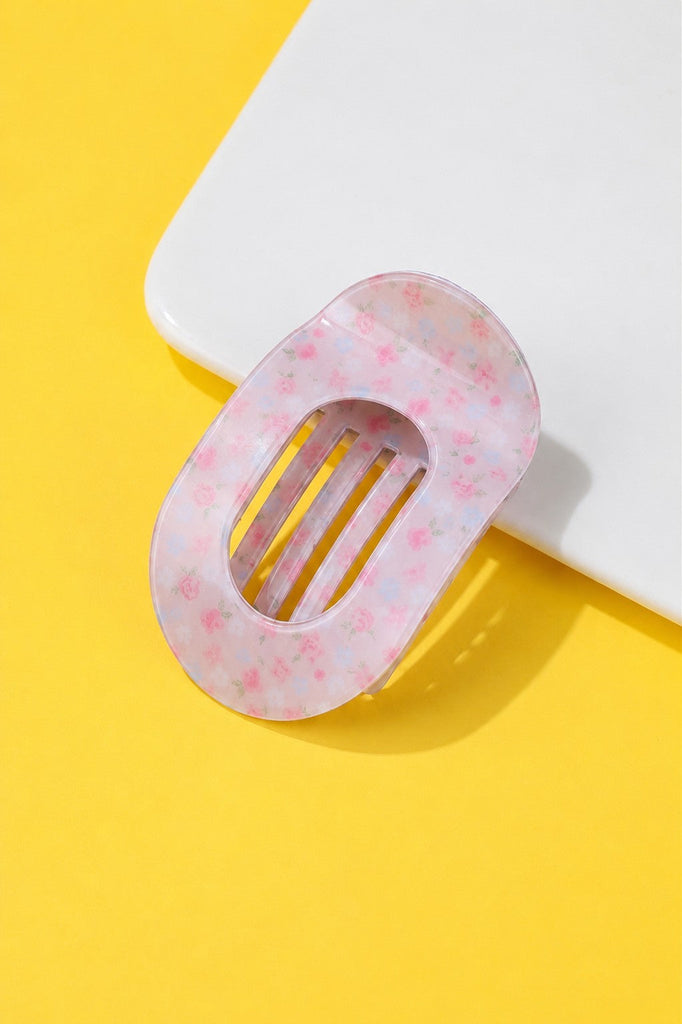 Jumbo Lay Flat Oval Hair Claw Clips Secure Styling | 40H1137