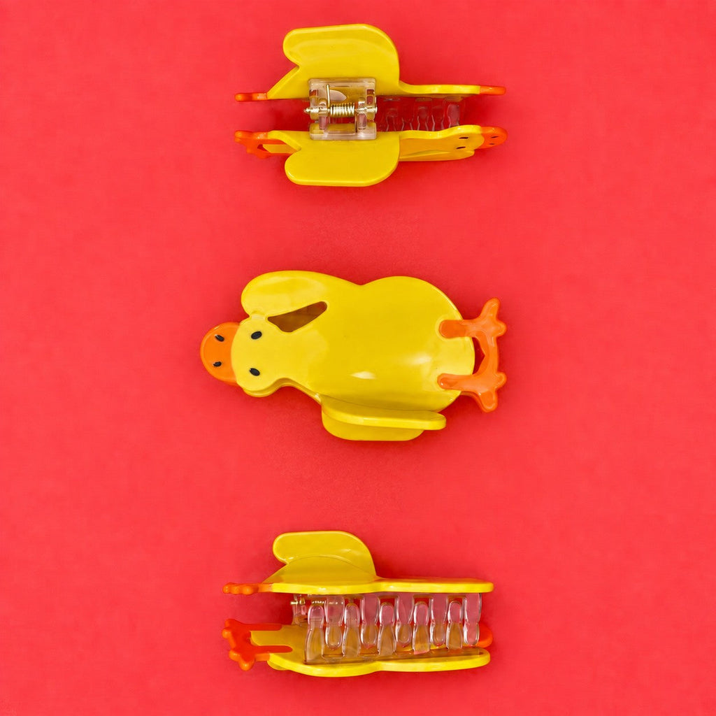 Cute Yellow Duck Novelty Hair Claw Clip | 40H1233