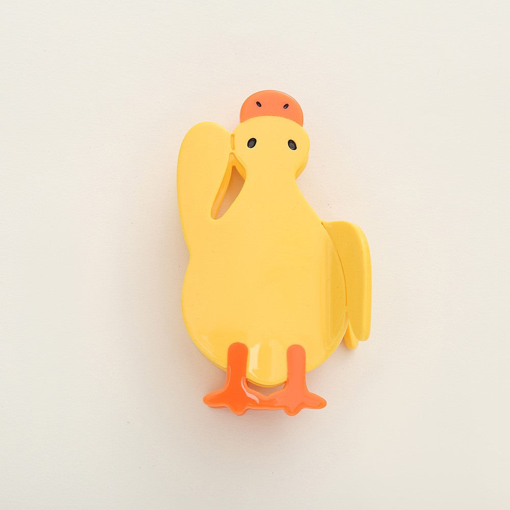 Cute Yellow Duck Novelty Hair Claw Clip | 40H1233