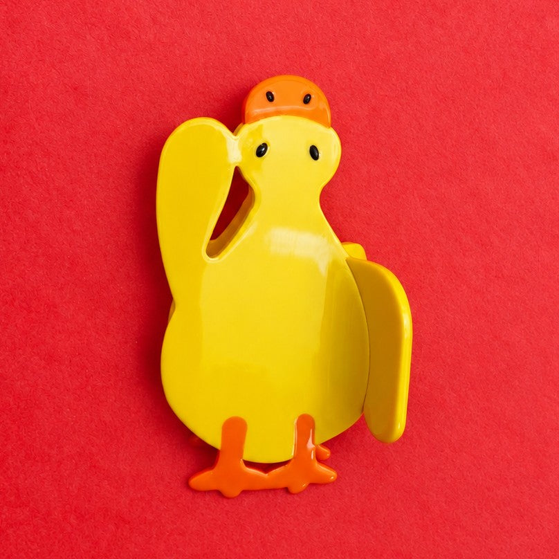 Cute Yellow Duck Novelty Hair Claw Clip | 40H1233