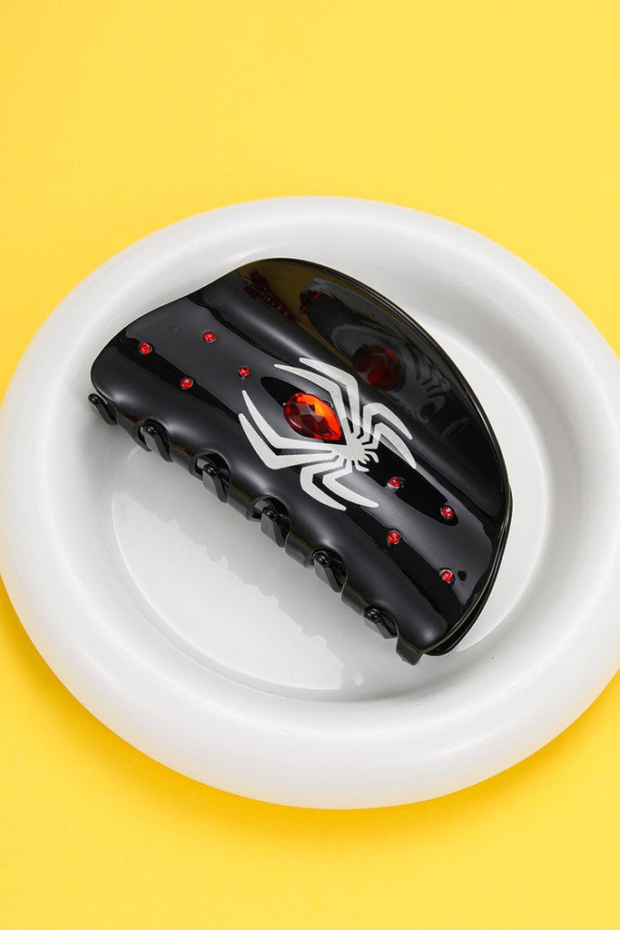LARGE HALLOWEEN CROSS BOO HAIR CLAW CLIPS | 40H1139