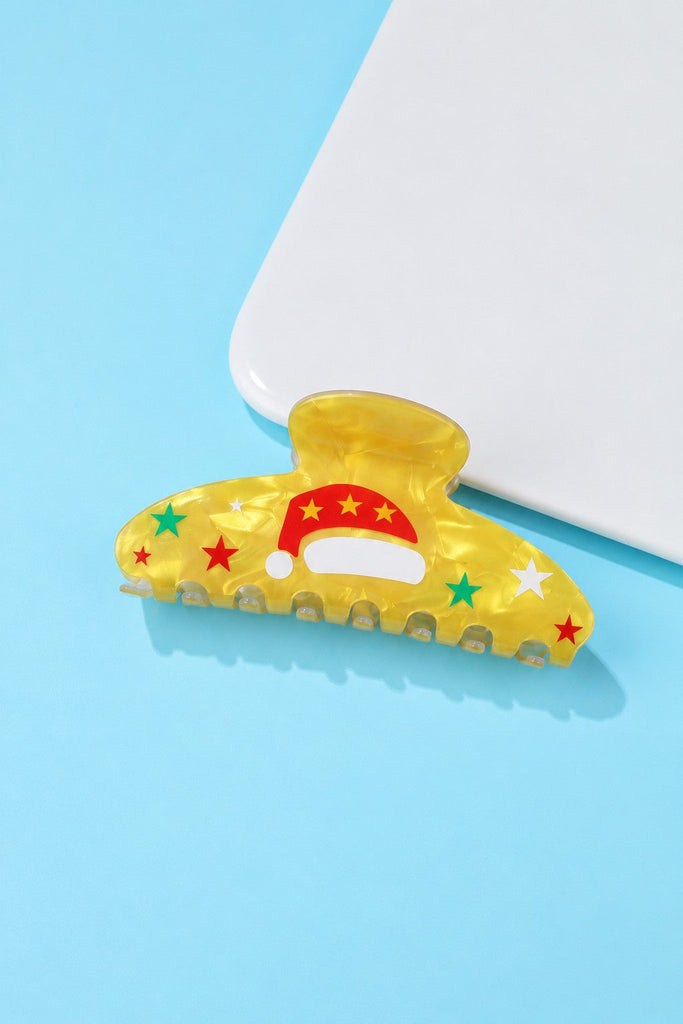 Christmas Jingle Ho Ho Ho Joy  Hair Claw Clips | 40H1149
